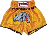 Twins Thai Style Trunks Bulldog W/Fringe